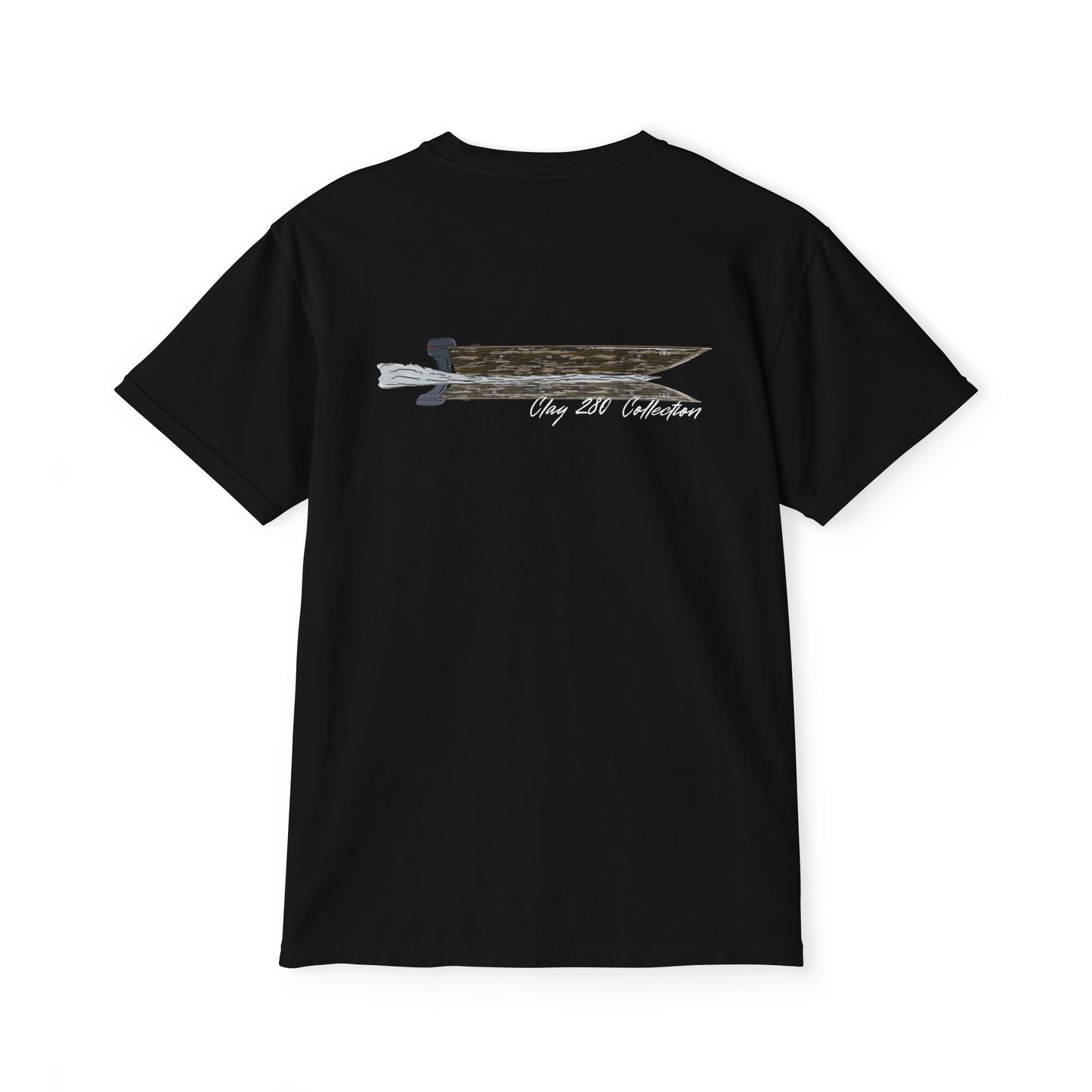 Pocket Tee | Camo Boat