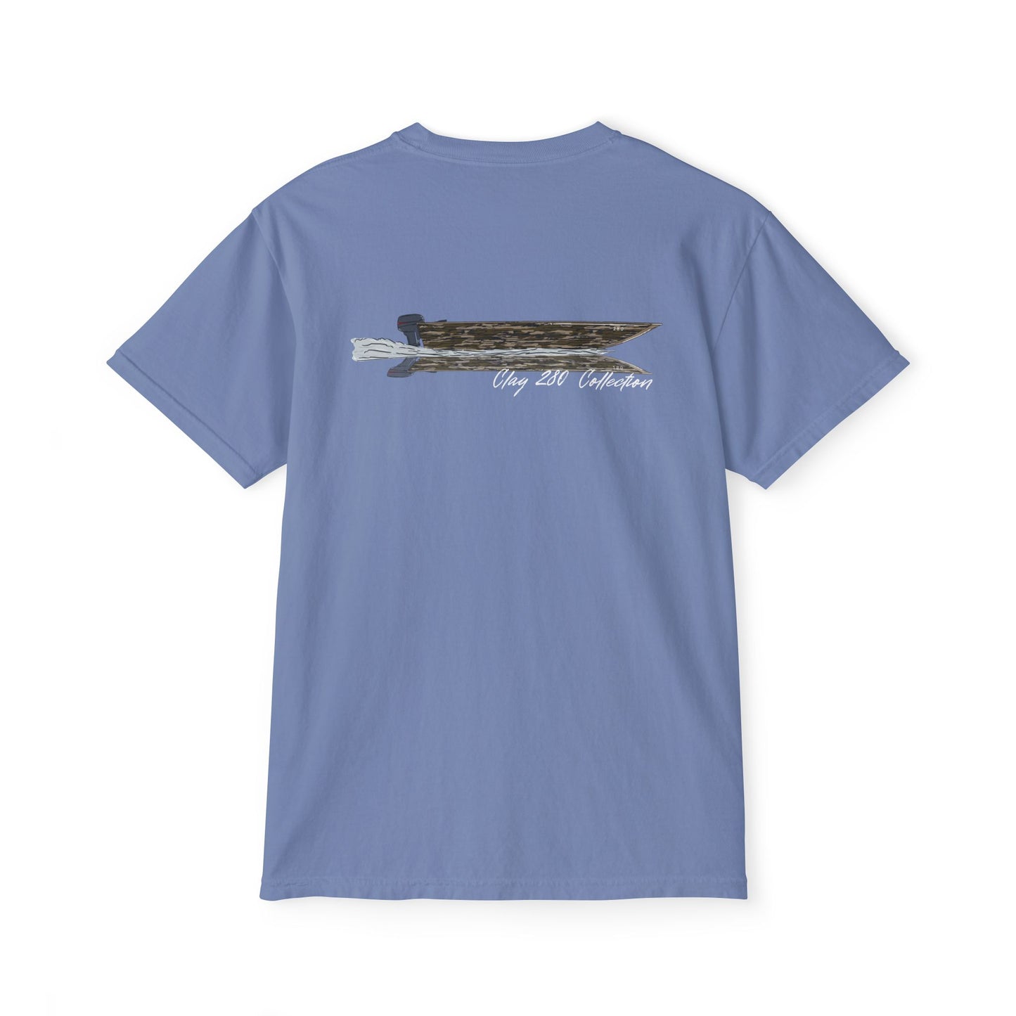 Pocket Tee | Camo Boat